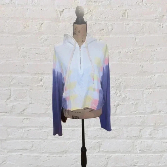 Wildfox Tops - Wildfox Hadley Hoodie - Tie Dye